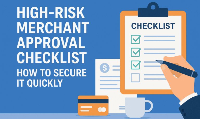 Checkliste High-Risk-Merchant-Konto: Schnelle Genehmigung sichern