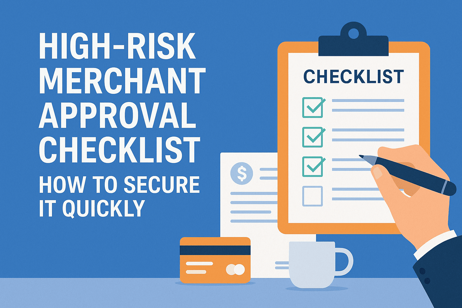 Checkliste High-Risk-Merchant-Konto: Schnelle Genehmigung sichern