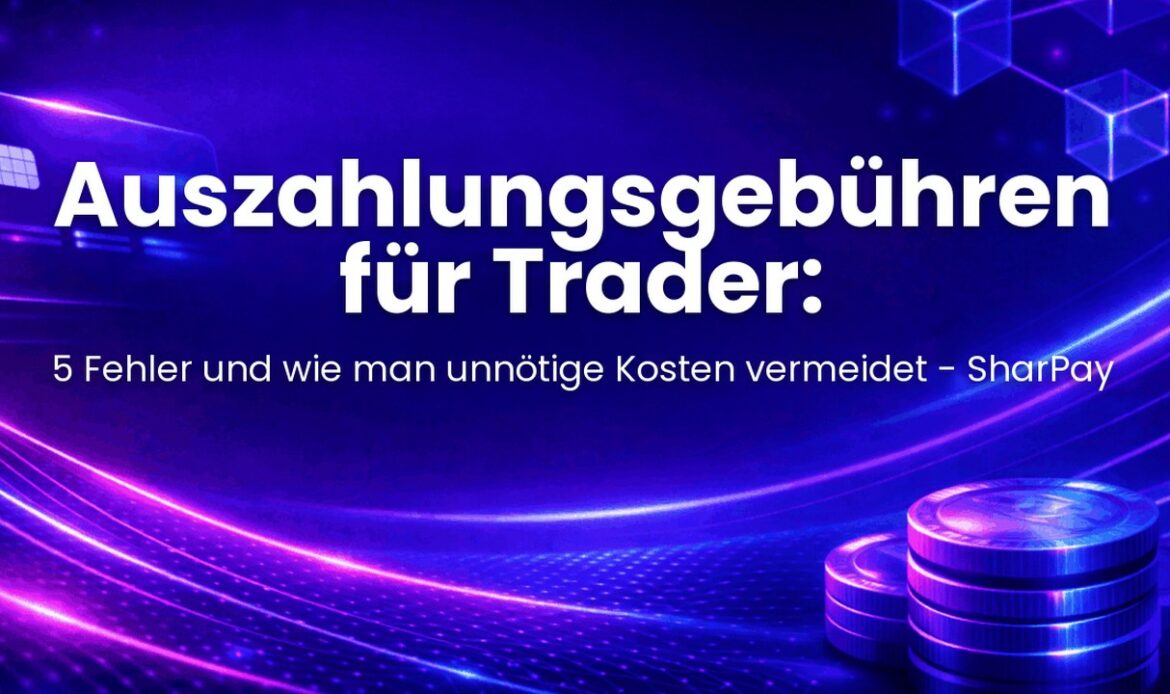 Auszahlungsgebühren für Trader: 5 Fehler und wie man unnötige Kosten vermeidet - SharPay