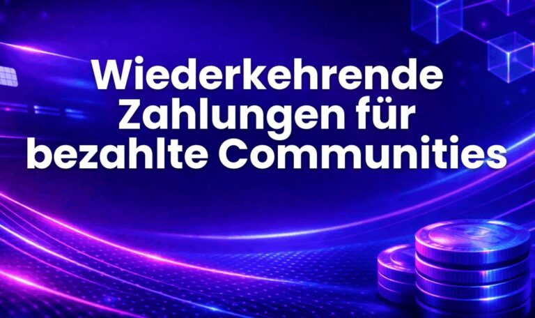 Wiederkehrende Zahlungen für bezahlte Communities