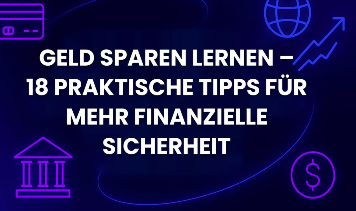 Geld sparen lernen – 18 praktische Tipps für mehr finanzielle Sicherheit