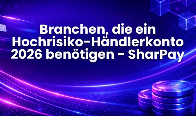 Branchen, die ein Hochrisiko-Händlerkonto 2026 benötigen - SharPay