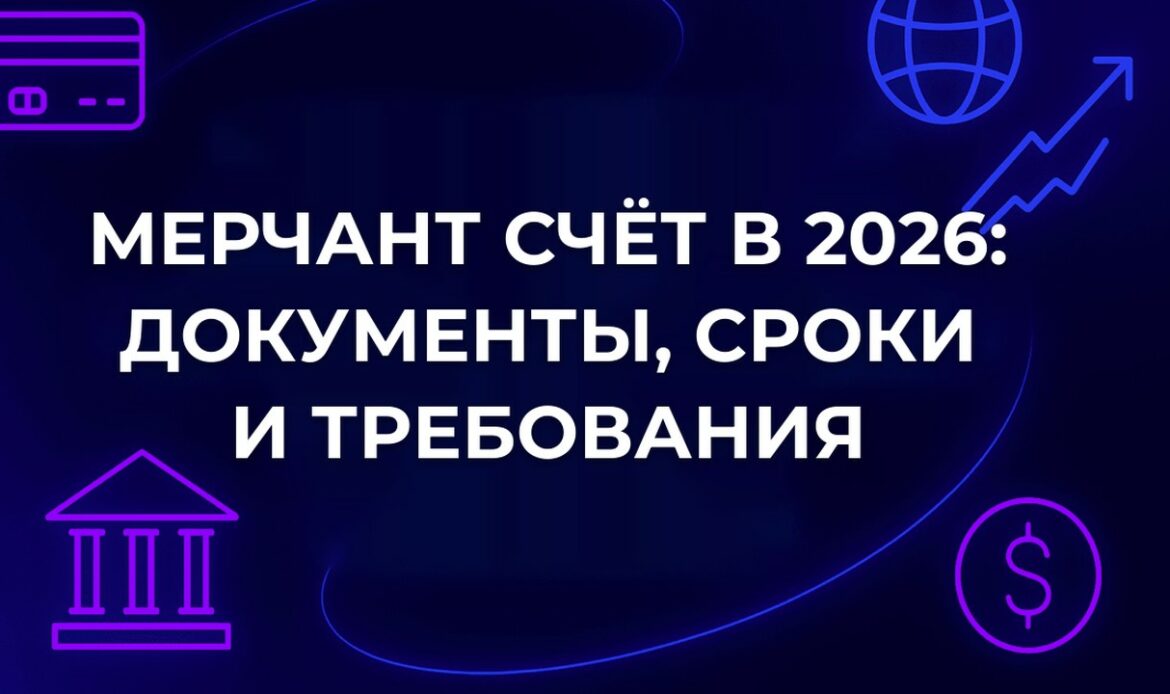 Мерчант счёт в 2026: документы, сроки и требования