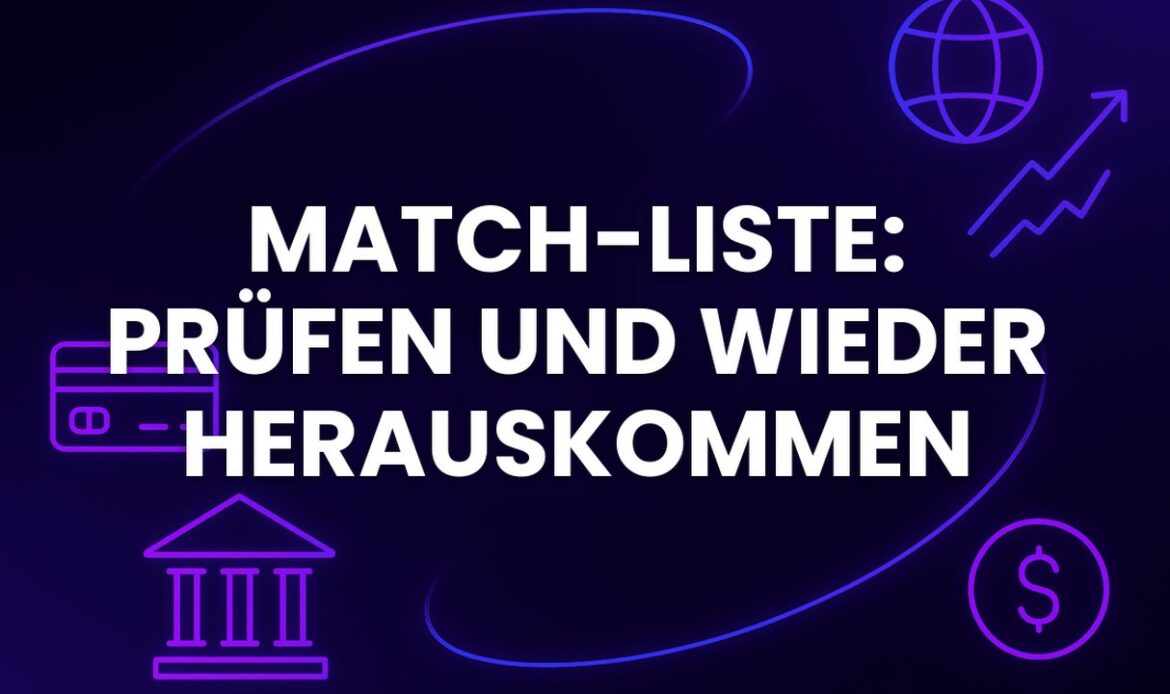 MATCH-Liste: prüfen und wieder herauskommen
