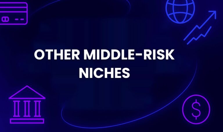 Middle-risk niches: travel, ticketing, services, digital goods