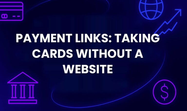 Payment links and invoices without a website