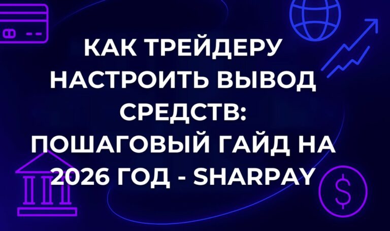 Как трейдеру настроить вывод средств: пошаговый гайд на 2026 год - SharPay