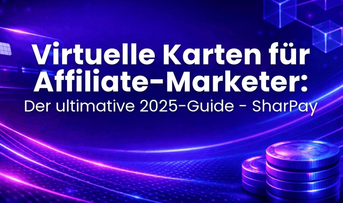 Virtuelle Karten für Affiliate-Marketer: Der ultimative 2025-Guide - SharPay