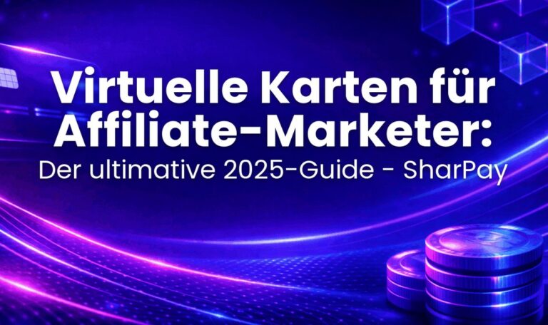 Virtuelle Karten für Affiliate-Marketer: Der ultimative 2025-Guide - SharPay