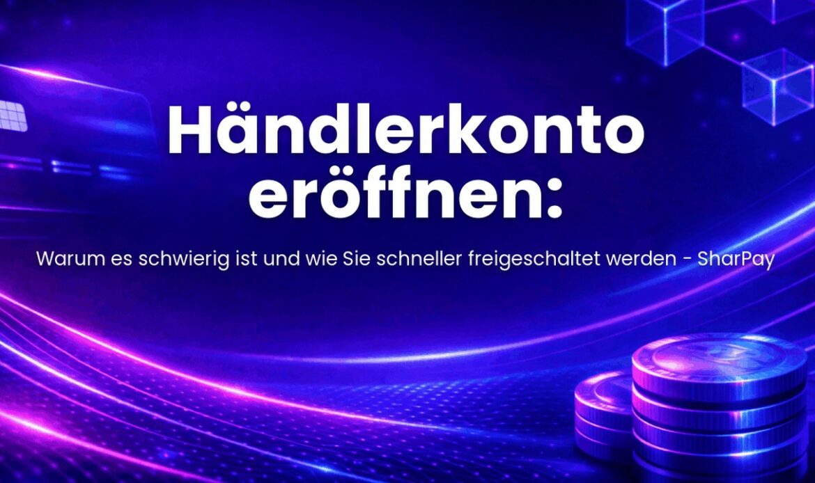 Händlerkonto eröffnen: Warum es schwierig ist und wie Sie schneller freigeschaltet werden - SharPay