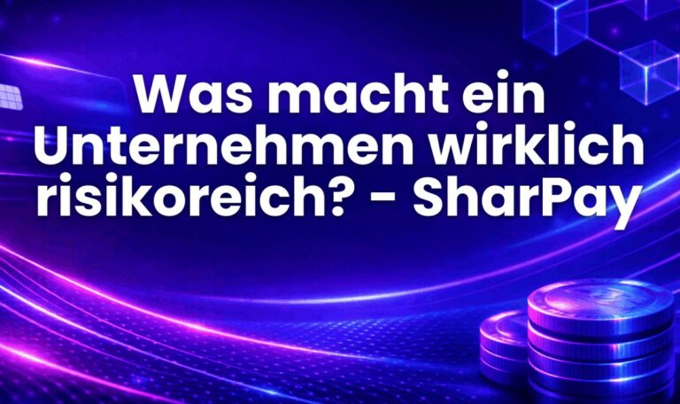 Was macht ein Unternehmen wirklich risikoreich? - SharPay