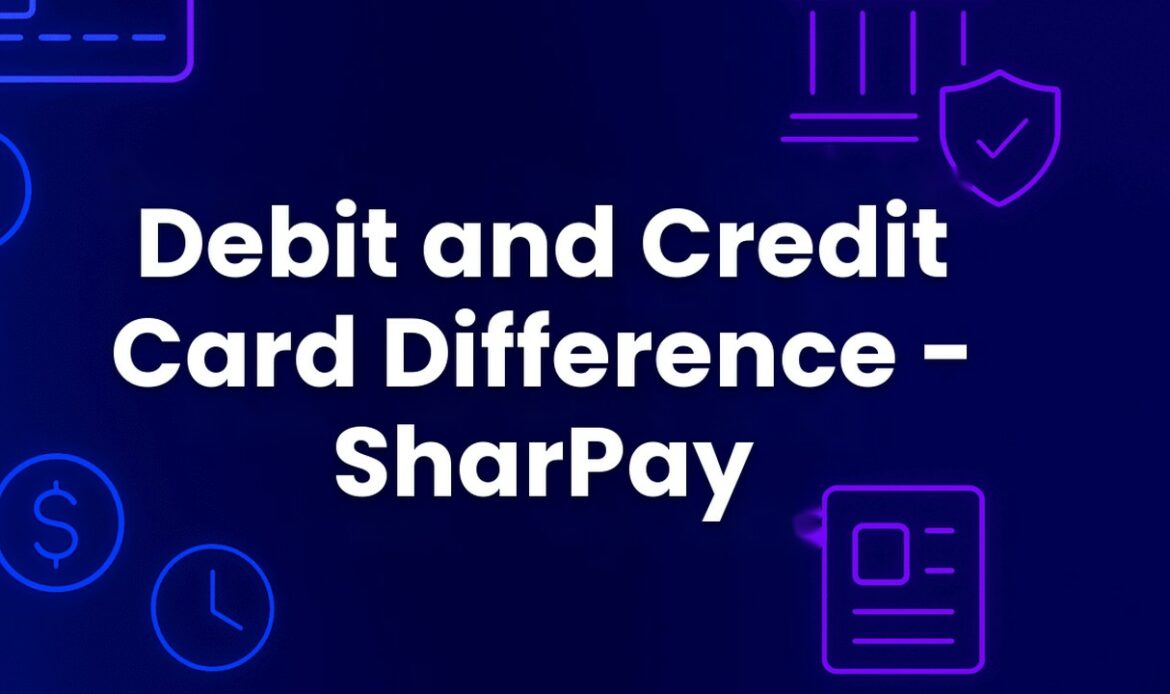 Debit and Credit Card Difference - SharPay
