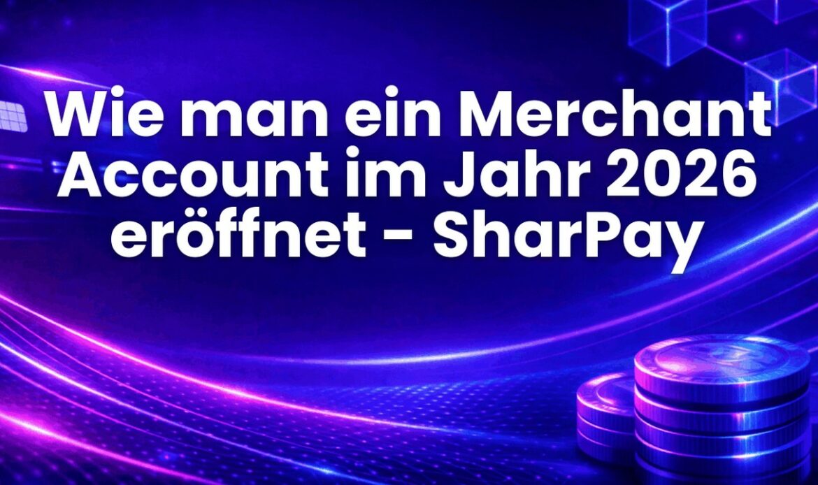Wie man ein Merchant Account im Jahr 2026 eröffnet - SharPay